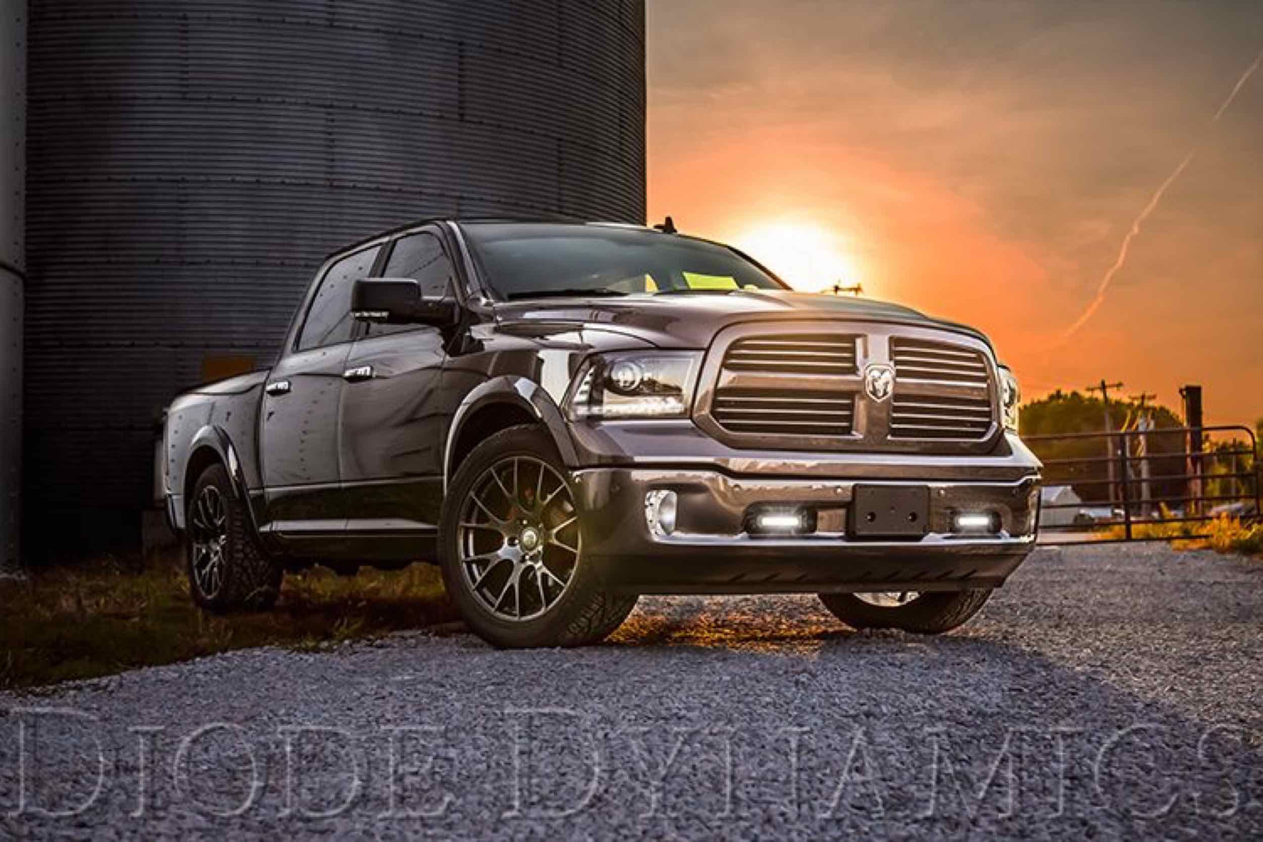 Bumper-Mount LED Light Bar Kit Dodge Ram 1500 (13-18) | TRS DD6012